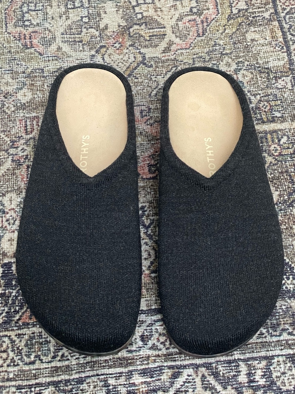 New! Rothy’s Casual Clog Merino Wool Soft Black Size 11 - Picture 1 of 6